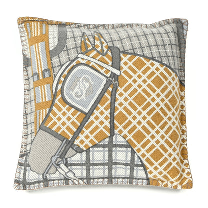 Hermes Wool Cashmere Pour Sortir Pillow 1 of 3