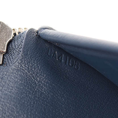 Louis Vuitton Taurillon Vertical Zippy Wallet Navy 7 of 7