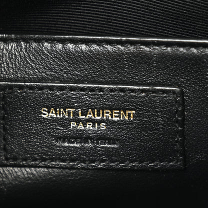 Saint Laurent Grain De Poudre Small Monogram Kate Satchel Black 6 of 13