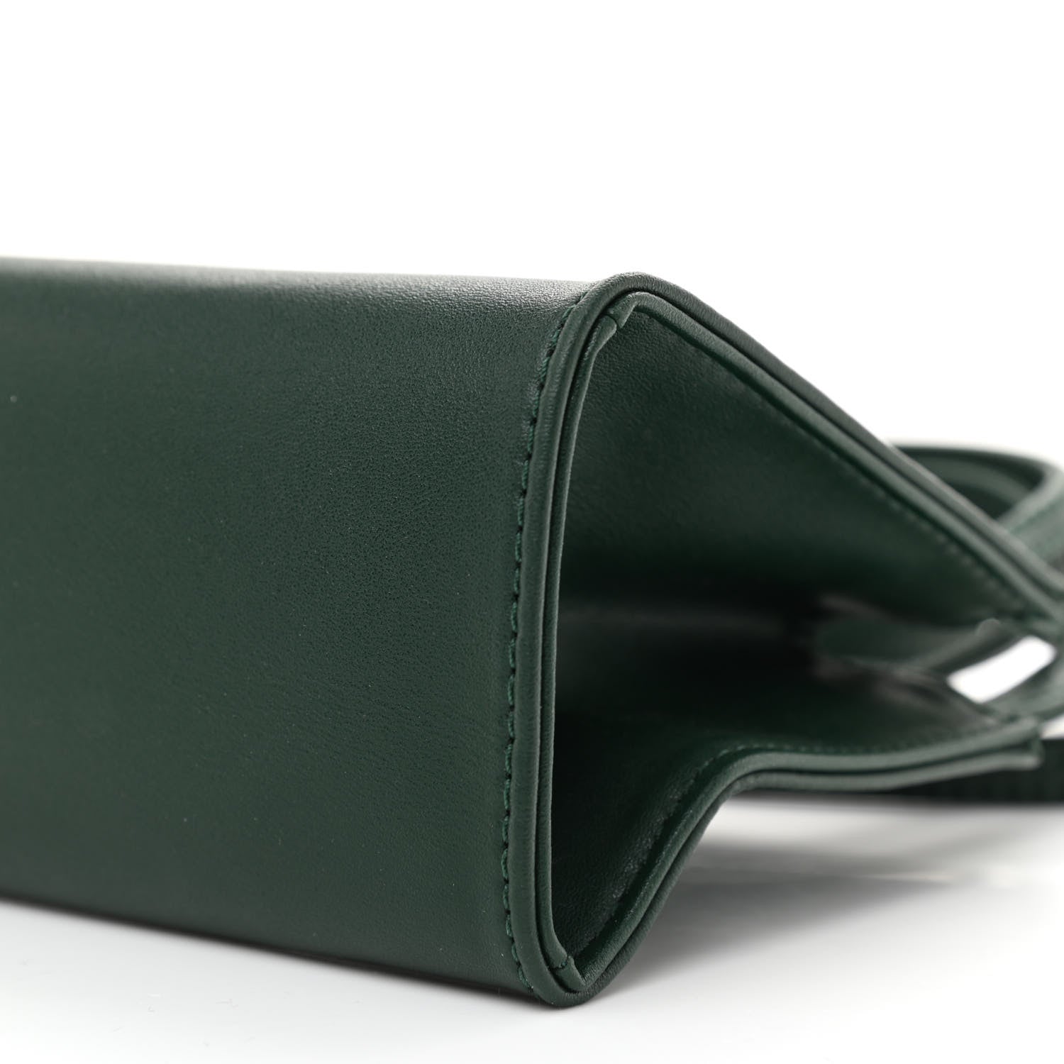 Telfar Vegan Leather Small Shopping Bag Dark Olive 9 of 9