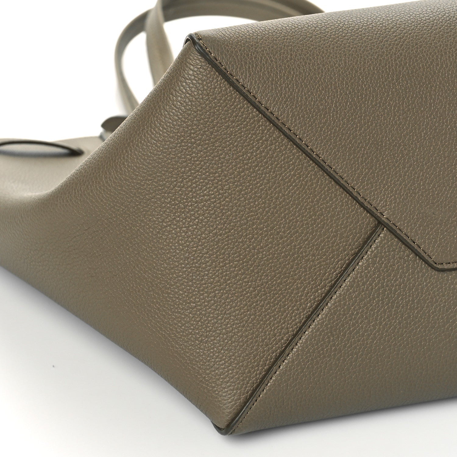 Celine Soft Grained Calfskin Small Belt Cabas Phantom Taupe 7 of 8