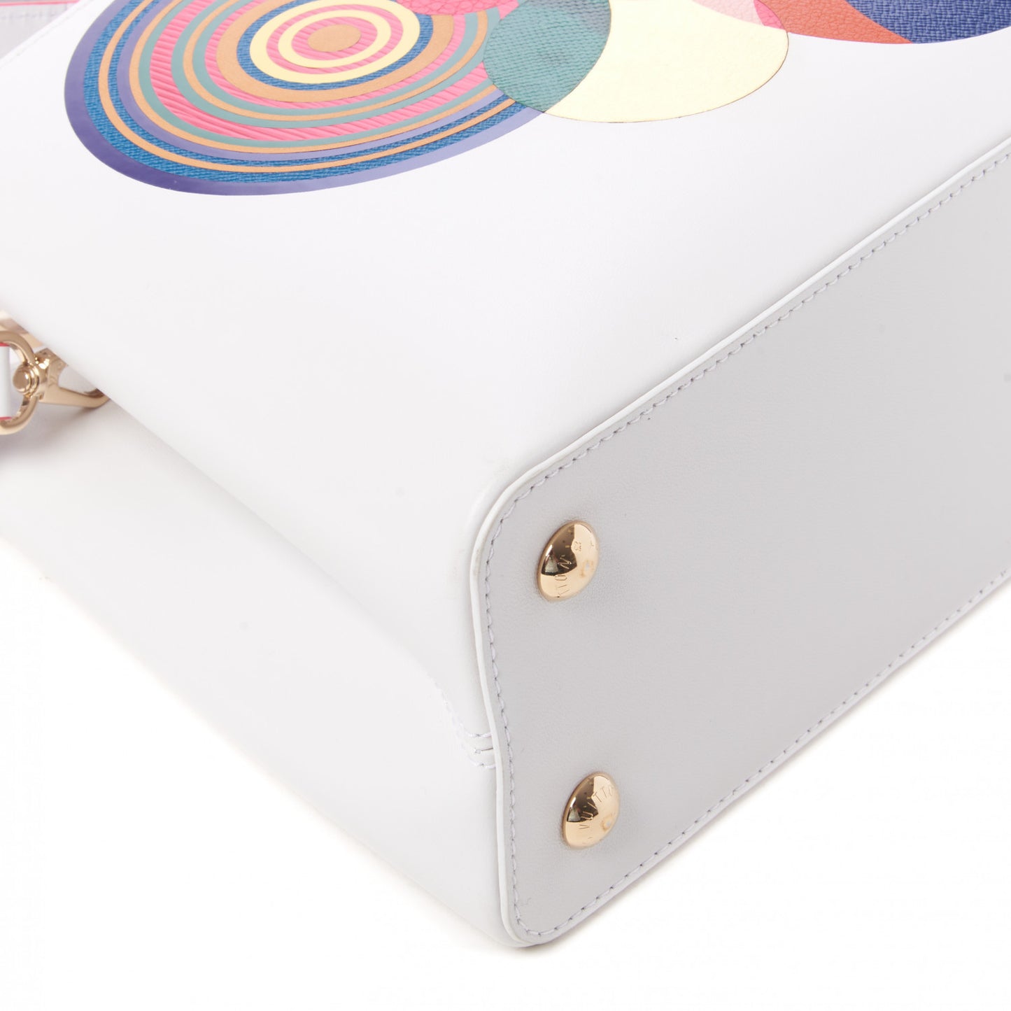 Lambskin Artycapucines MM Beatriz Milhazes Multicolor White