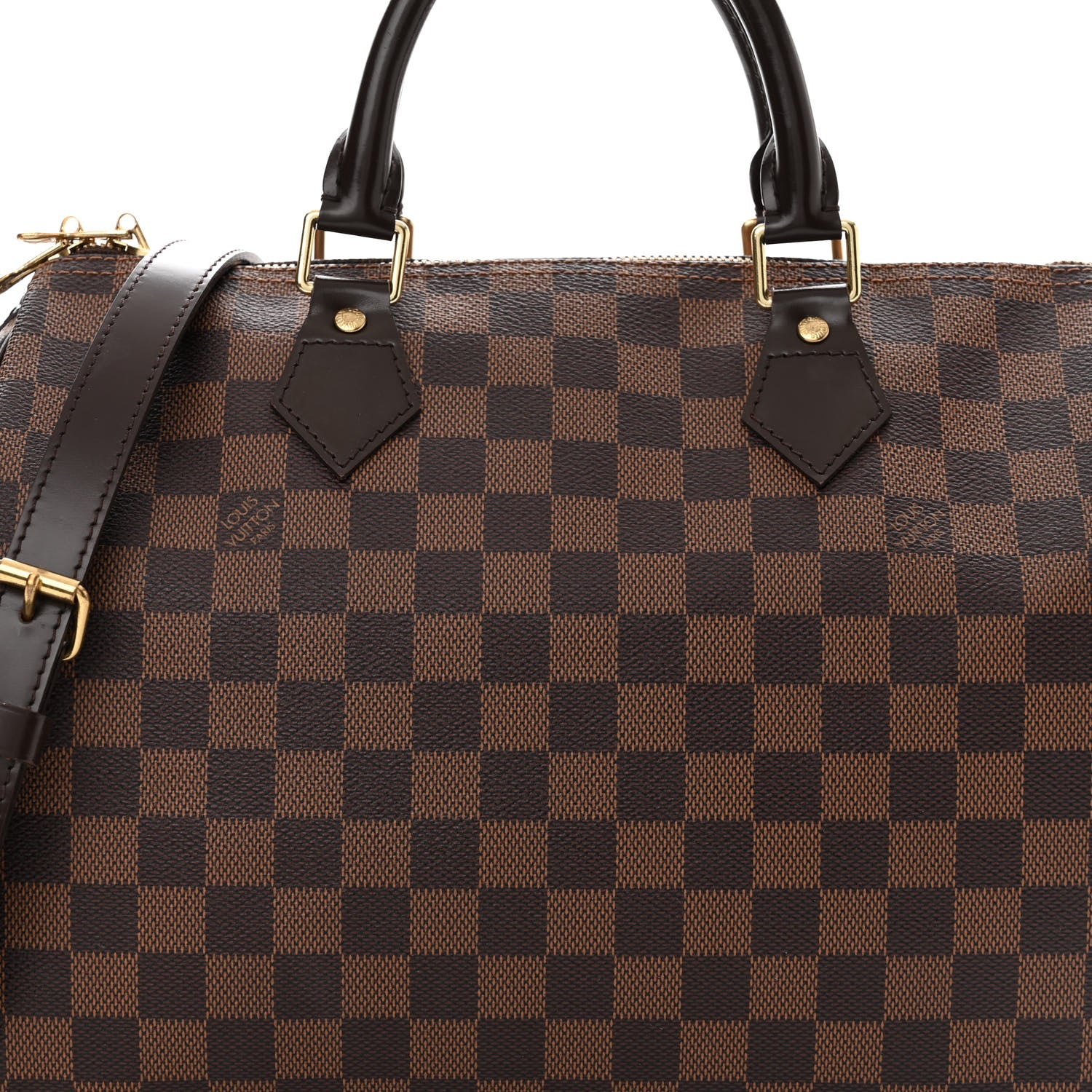 Louis Vuitton Damier Ebene Speedy Bandouliere 30 7 of 15