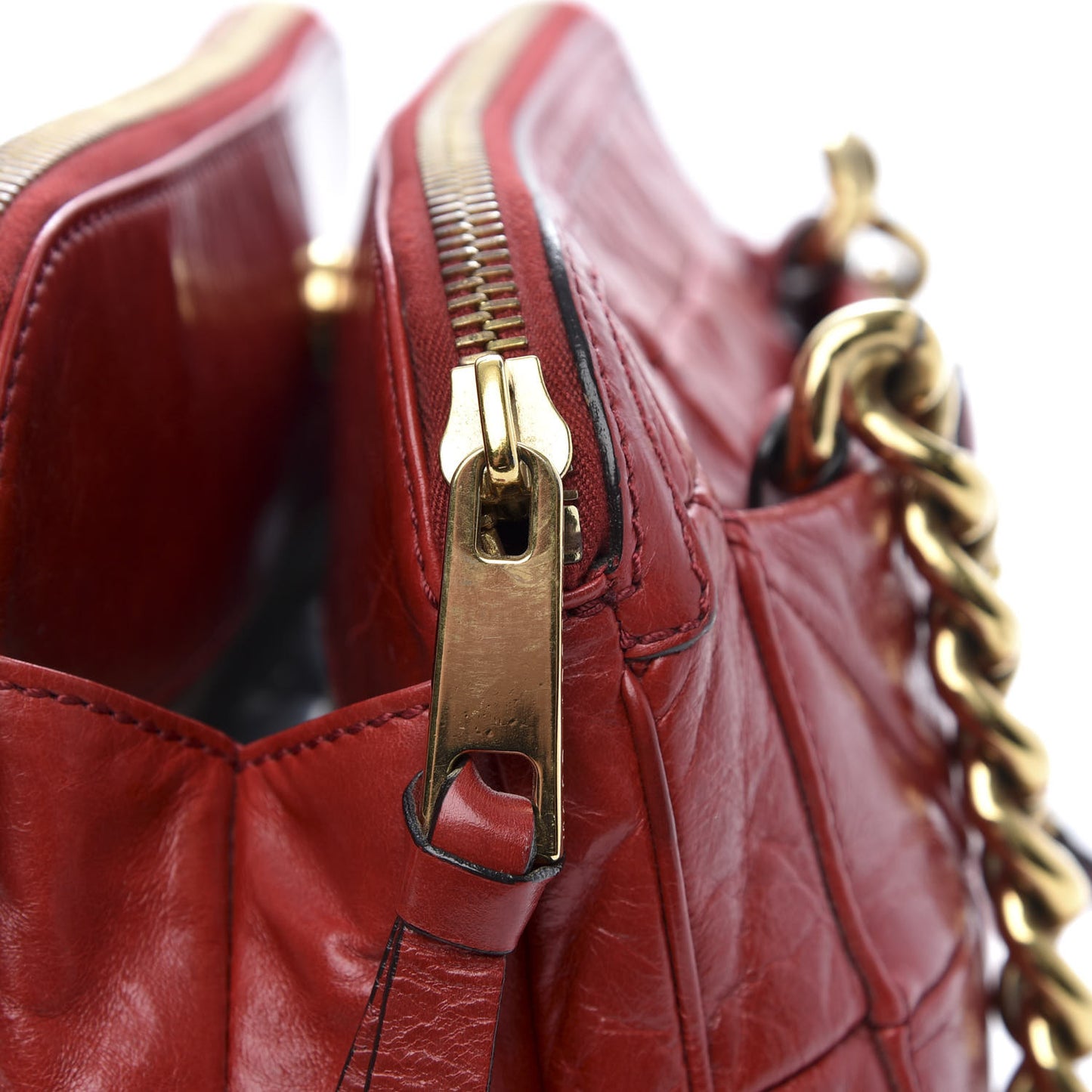 Calfskin Ines Tote Bordeaux