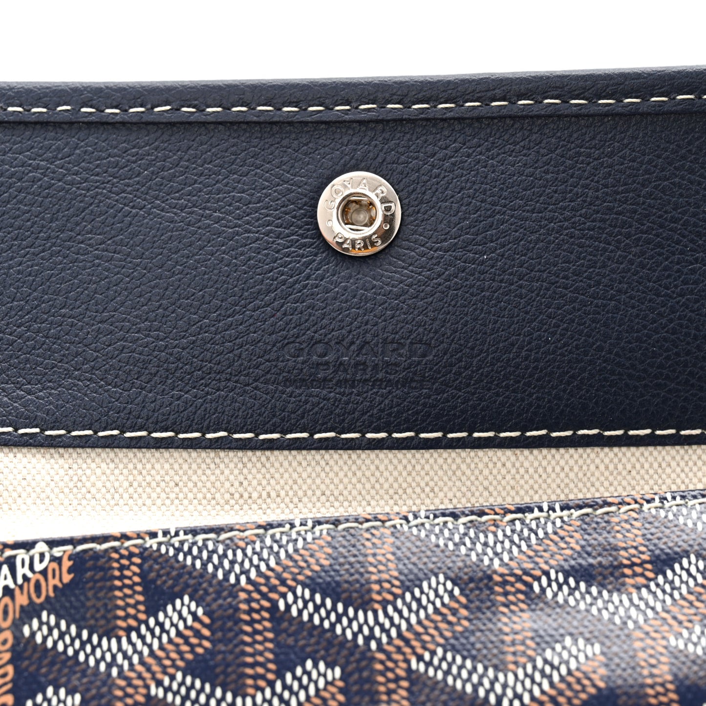 Goyardine Boheme Hobo Navy Blue