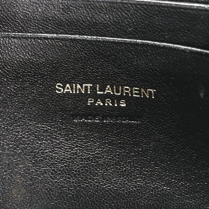 Saint Laurent Grain De Poudre Matelasse Monogram Mini Lou Camera Bag Black 6 of 11