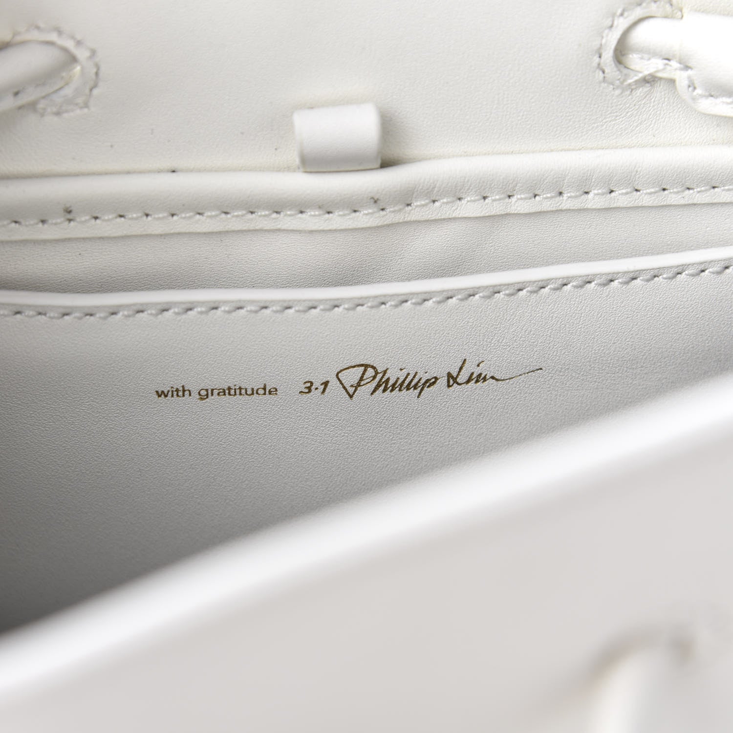 3.1 Phillip Lim 3.1 Smooth Calfskin Mini Soleil Bucket Bag White 7 of 9