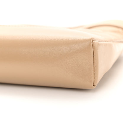Chanel Shiny Crumpled Calfskin Quilted Nano 31 Shopping Bag Beige 10 of 12