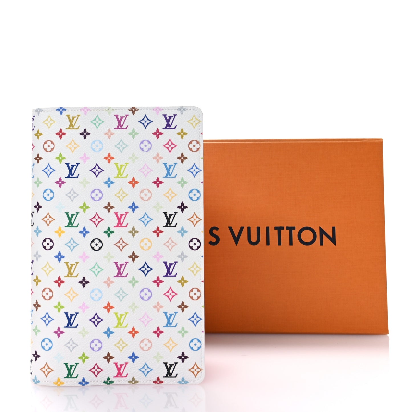 LV X TM Monogram Multicolor Emily Notebook Cover MM White
