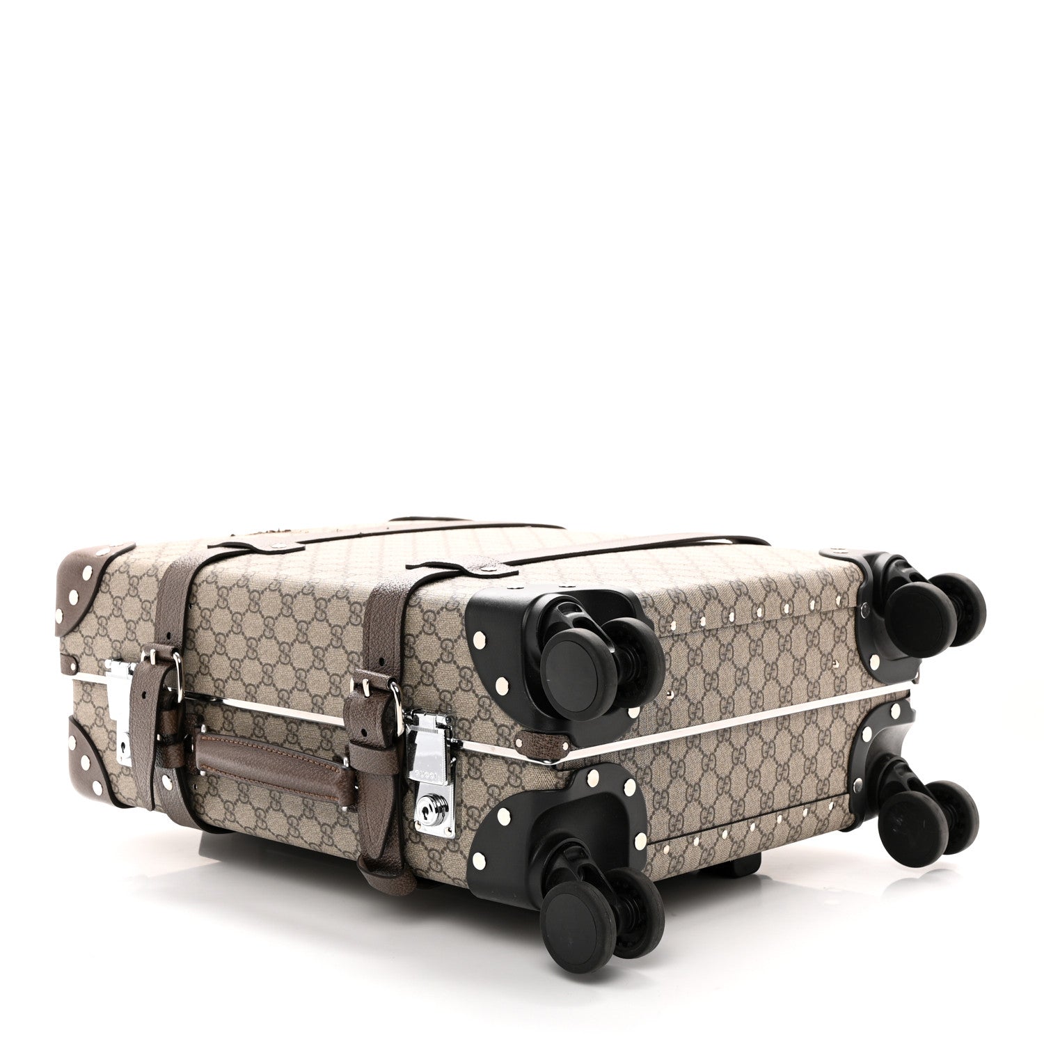 Gucci Supreme Monogram Globe-Trotter Carry-On Brown 3 of 15