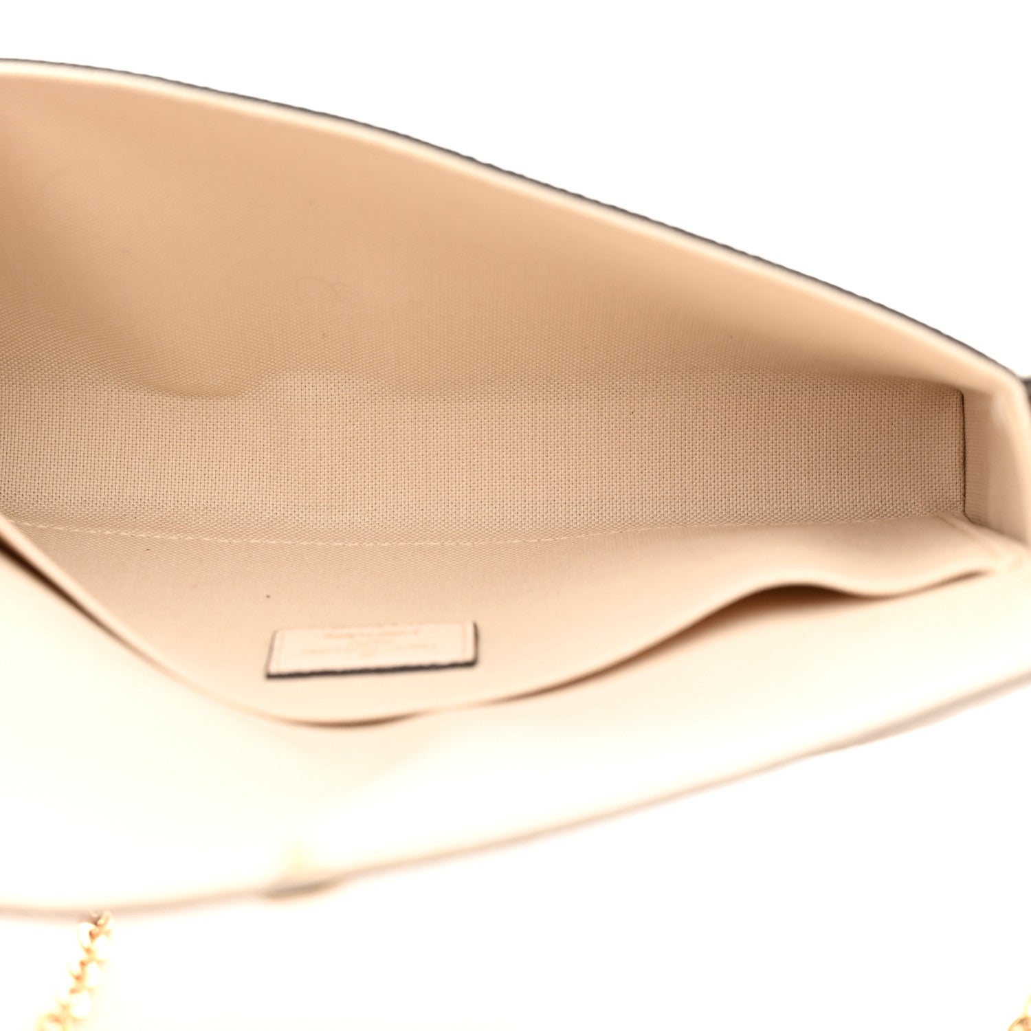 Louis Vuitton Empreinte Monogram Giant By The Pool Felicie Pochette Chain Wallet Cream Saffron 6 of 11
