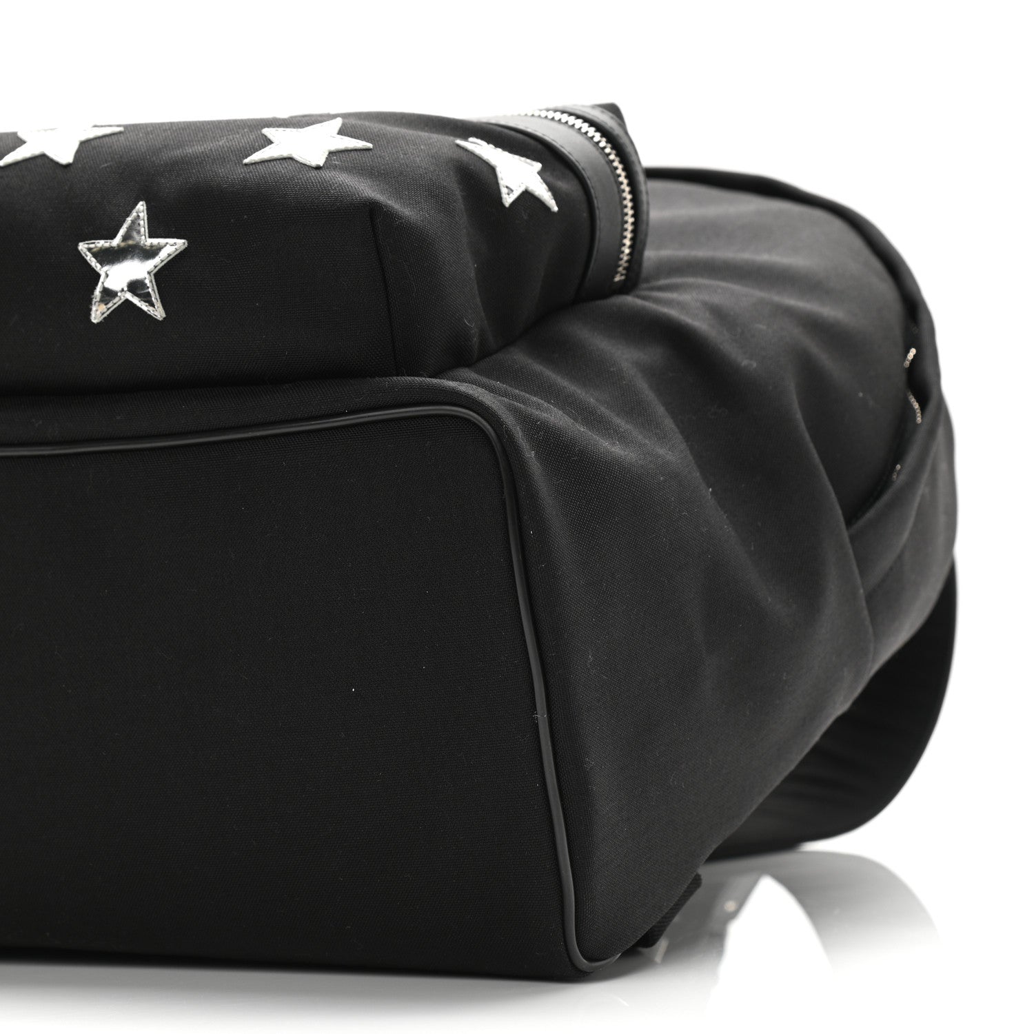 Saint Laurent Canvas Stars Print Hunting Backpack Black Silver 8 of 8