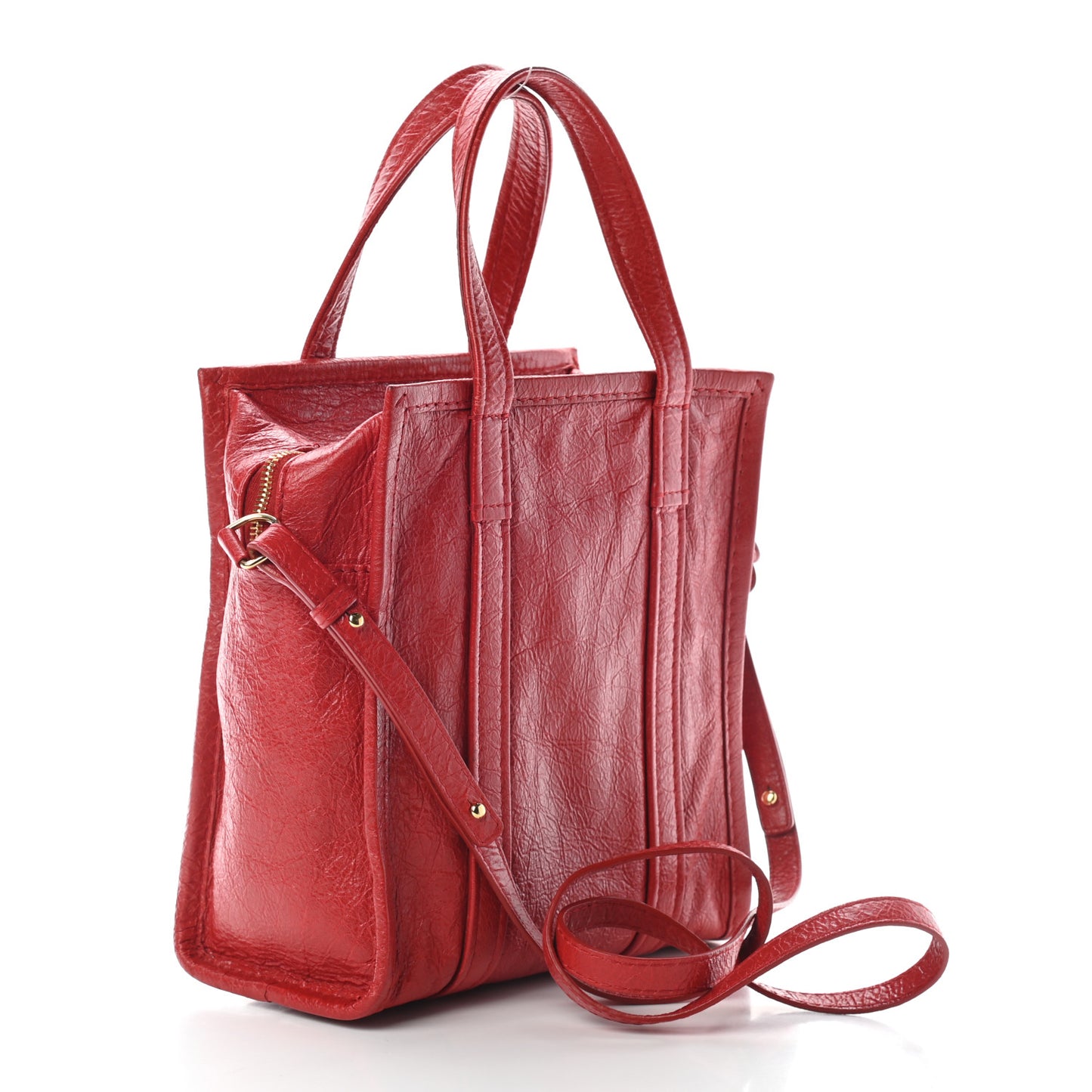 Agneau XS Bazar Shopper Tote Rouge Groseille