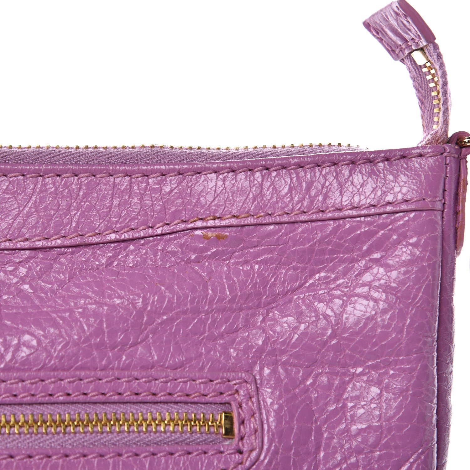 Balenciaga Agneau Giant 12 Gold Hardware Flat Crossbody Rose Berlingot 6 of 11