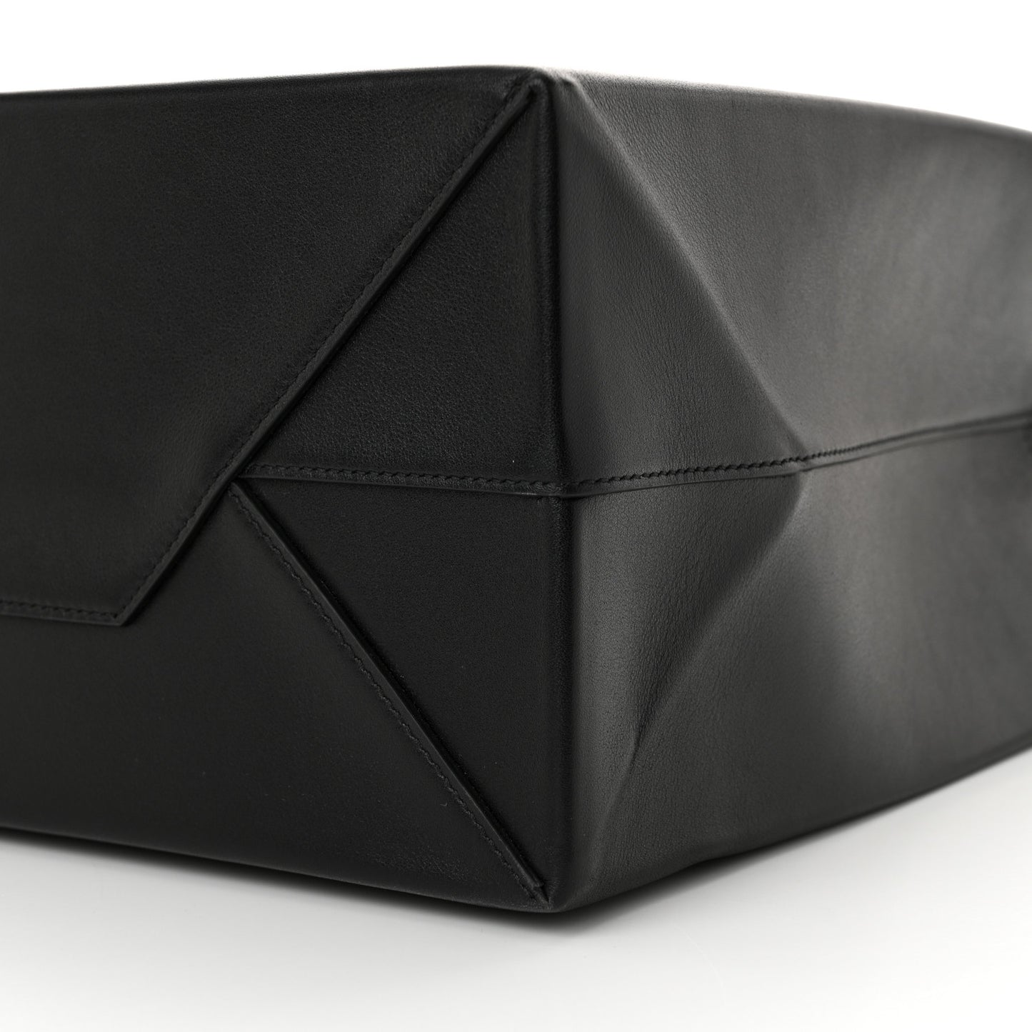 Soft Smooth Calfskin Large Duty Free Tote Black