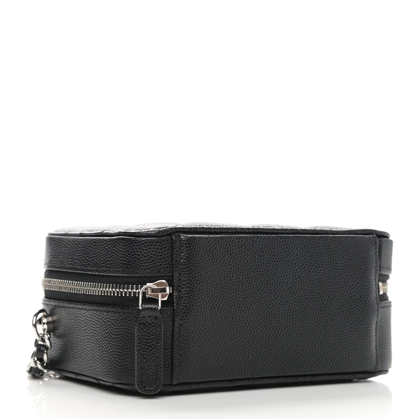 Caviar Quilted Camera Bag Black