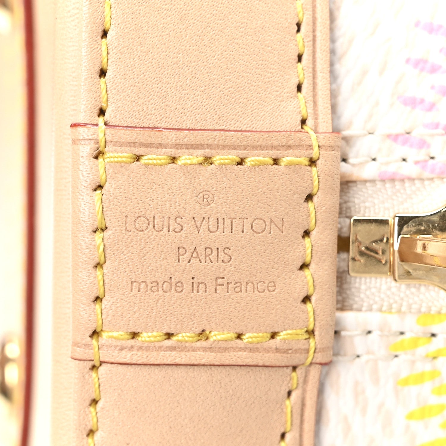 Louis Vuitton Damierlicious Alma BB Rose Peach 6 of 9