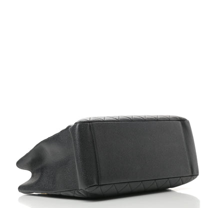 Chanel Caviar Quilted Grand Shopping Tote GST Black 4 of 11