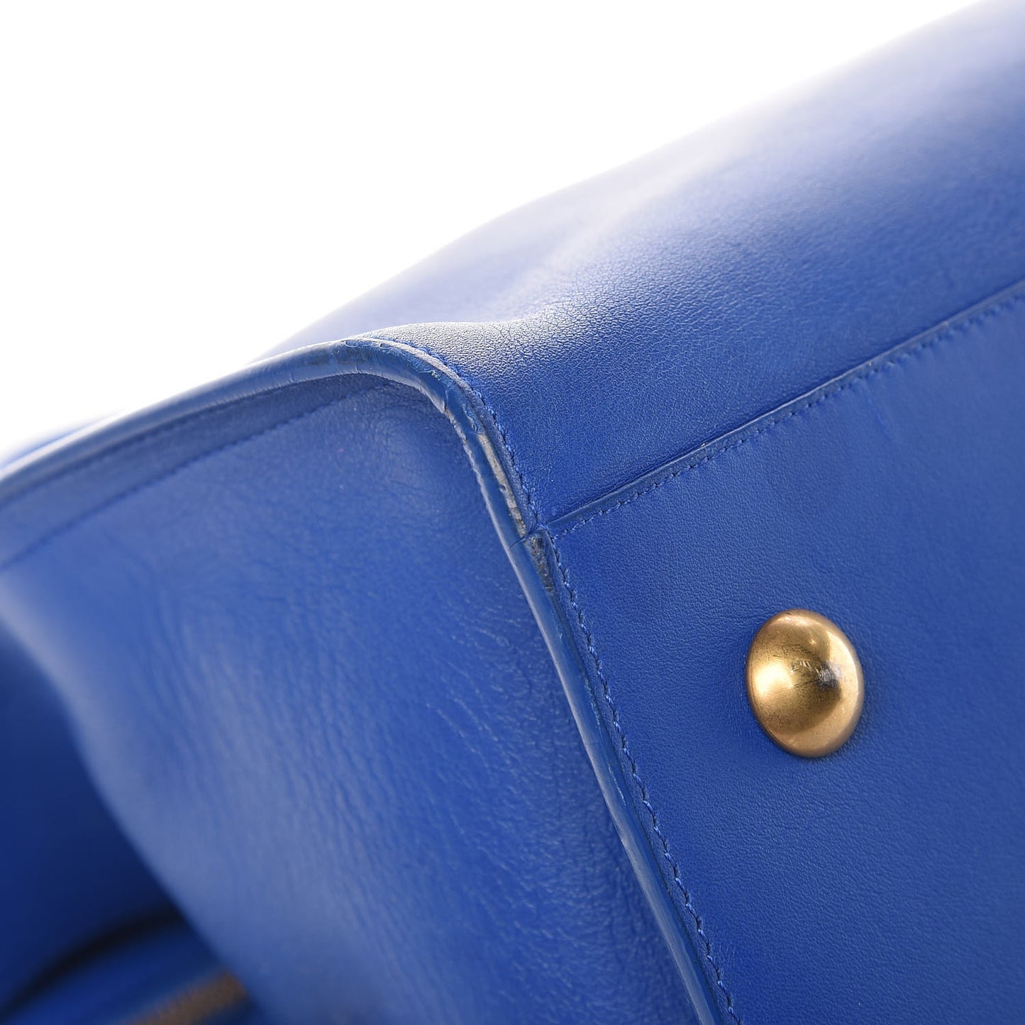 Calfskin Medium Classic Y Cabas Royal Blue