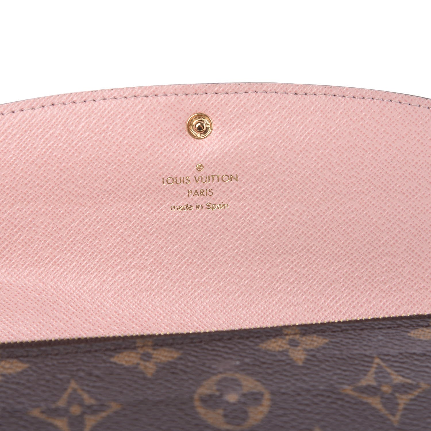 Louis Vuitton Monogram Emilie Wallet Rose Ballerine 6 of 8