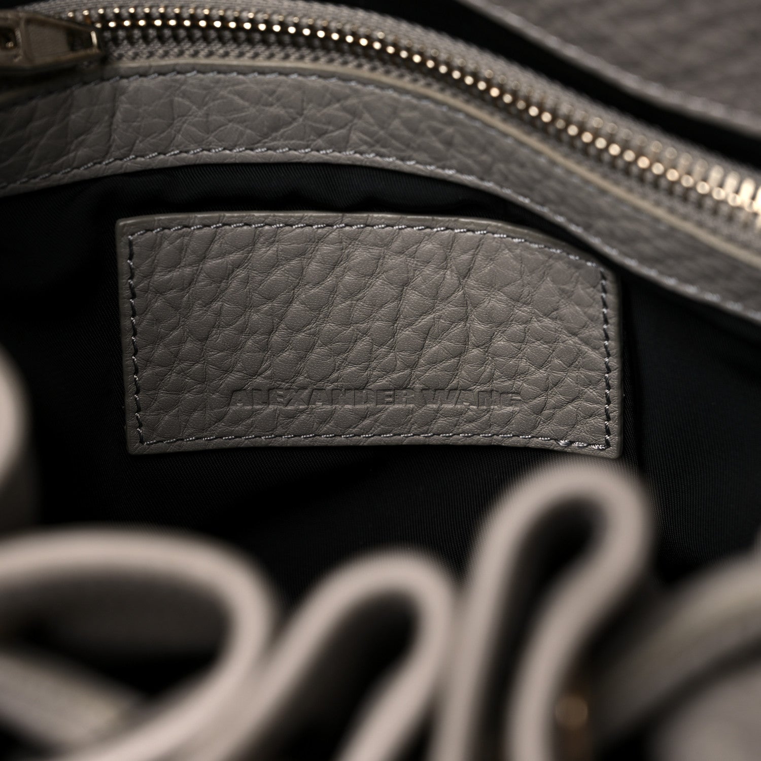 Alexander Wang Pebbled Lambskin Diego Bucket Bag Taupe 5 of 10