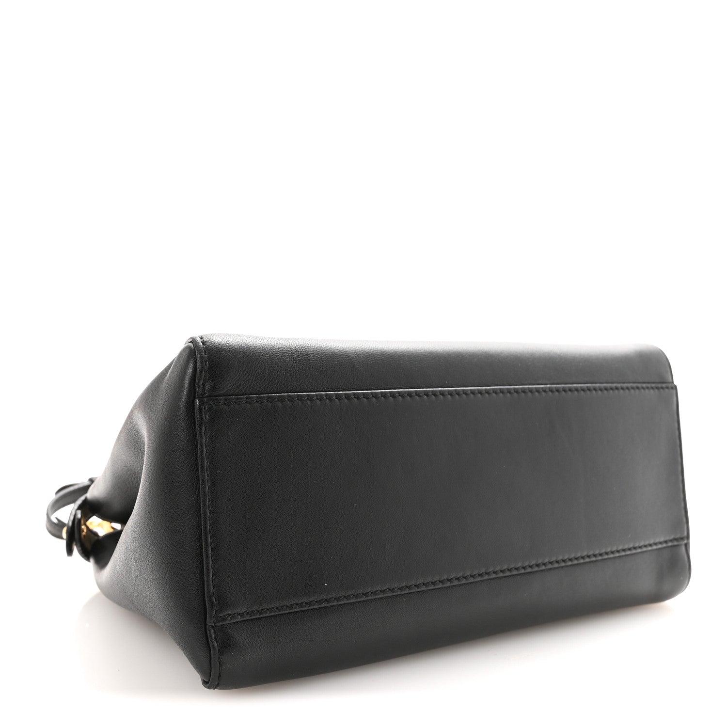 Fendi Nappa Mini Peekaboo Iconic Satchel Black 4 of 9