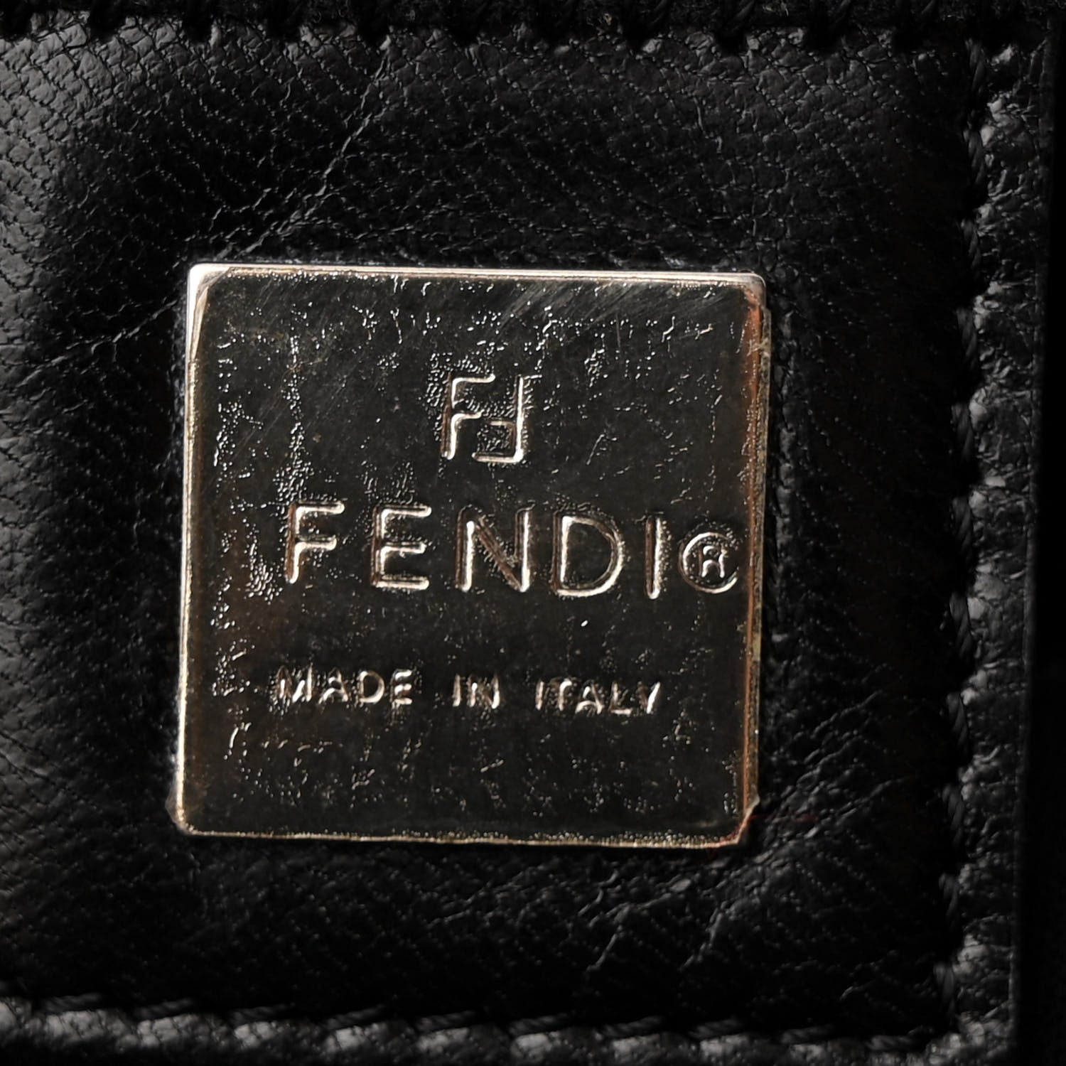 Fendi Neoprene Mama Baguette Black 6 of 10