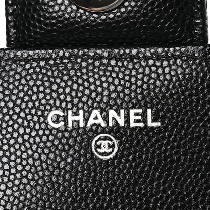 Chanel Caviar Quilted Glasses Case With Chain Black 6 of 11