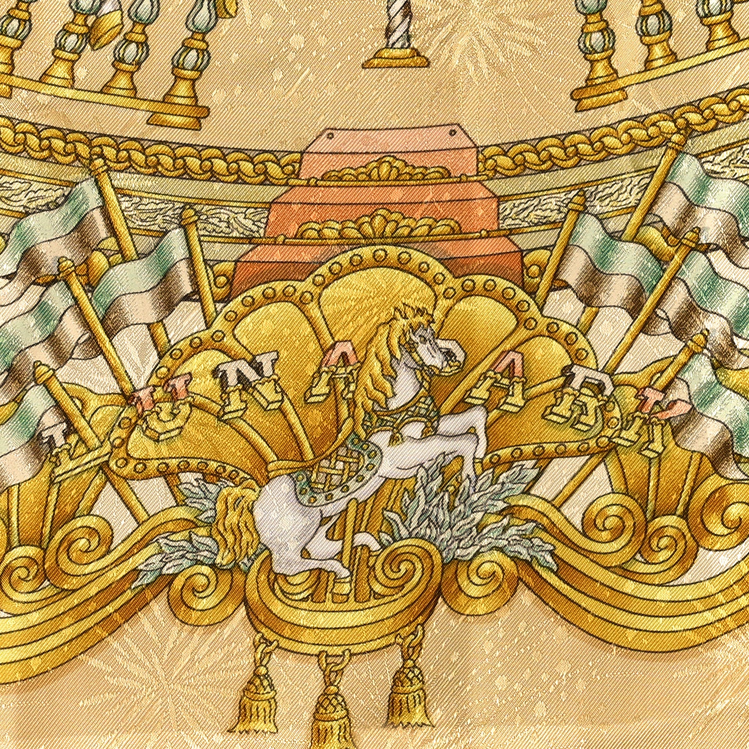 Hermes Silk Luna Park Scarf 90 2 of 4