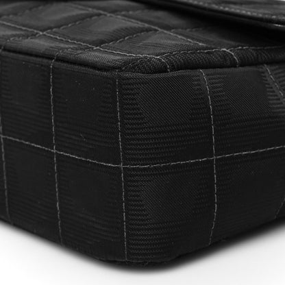 Chanel Nylon Medium Travel Flap Black 10 of 12