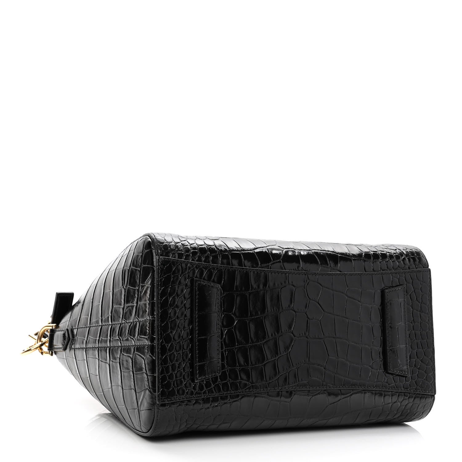 Givenchy Calfskin Crocodile Embossed Small Antigona Black 4 of 10