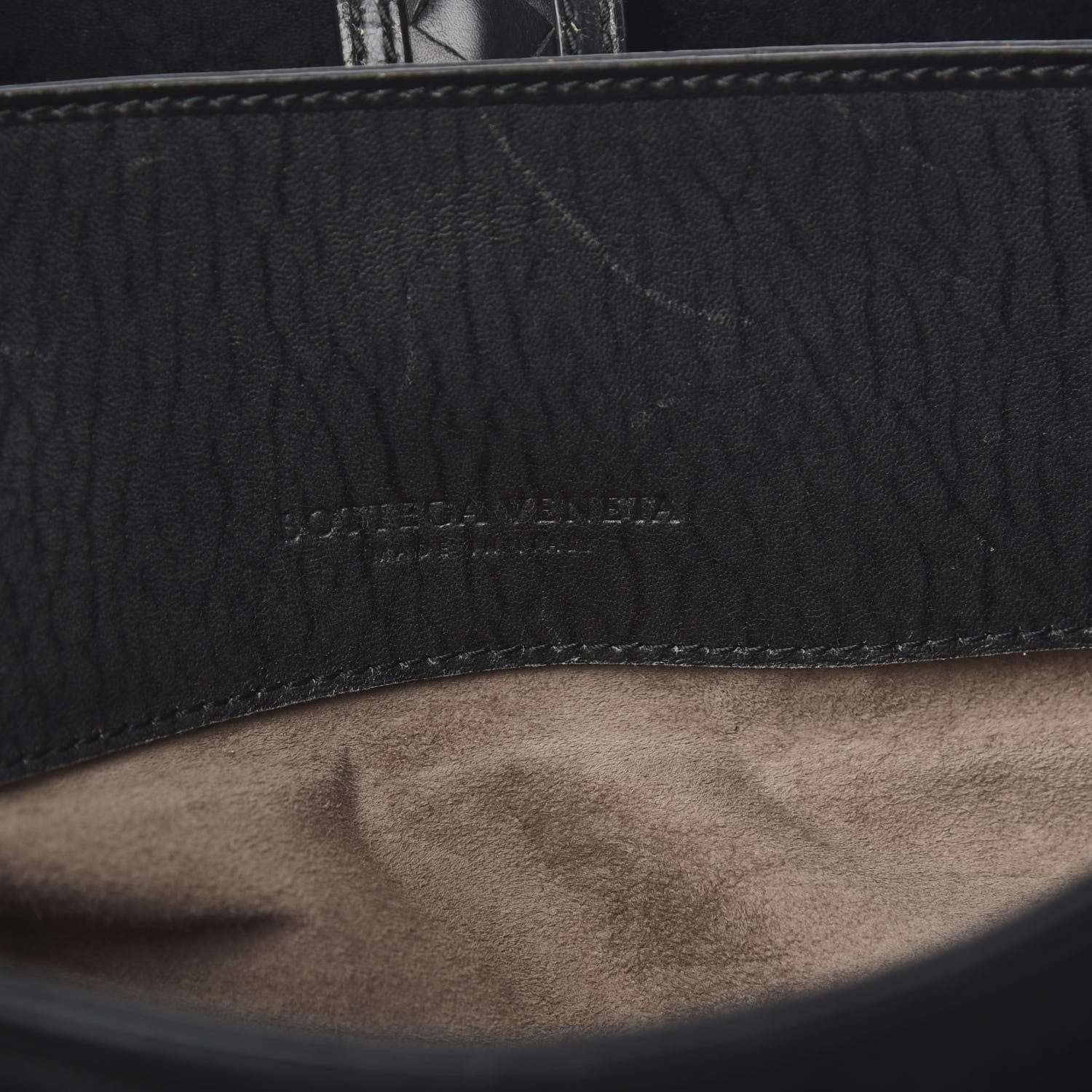 Bottega Veneta Grained Lambskin Medium Roma Tote Black 6 of 10