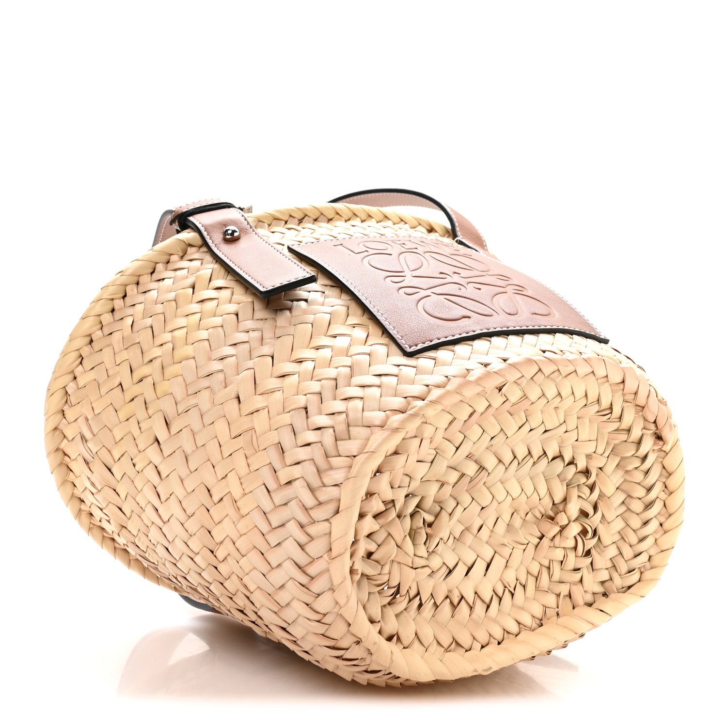 Loewe Raffia Small Basket Tote Bag Natural Tan 4 of 10