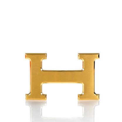 Hermes Box Togo 32mm H Belt 90 Black Chocolate 6 of 11