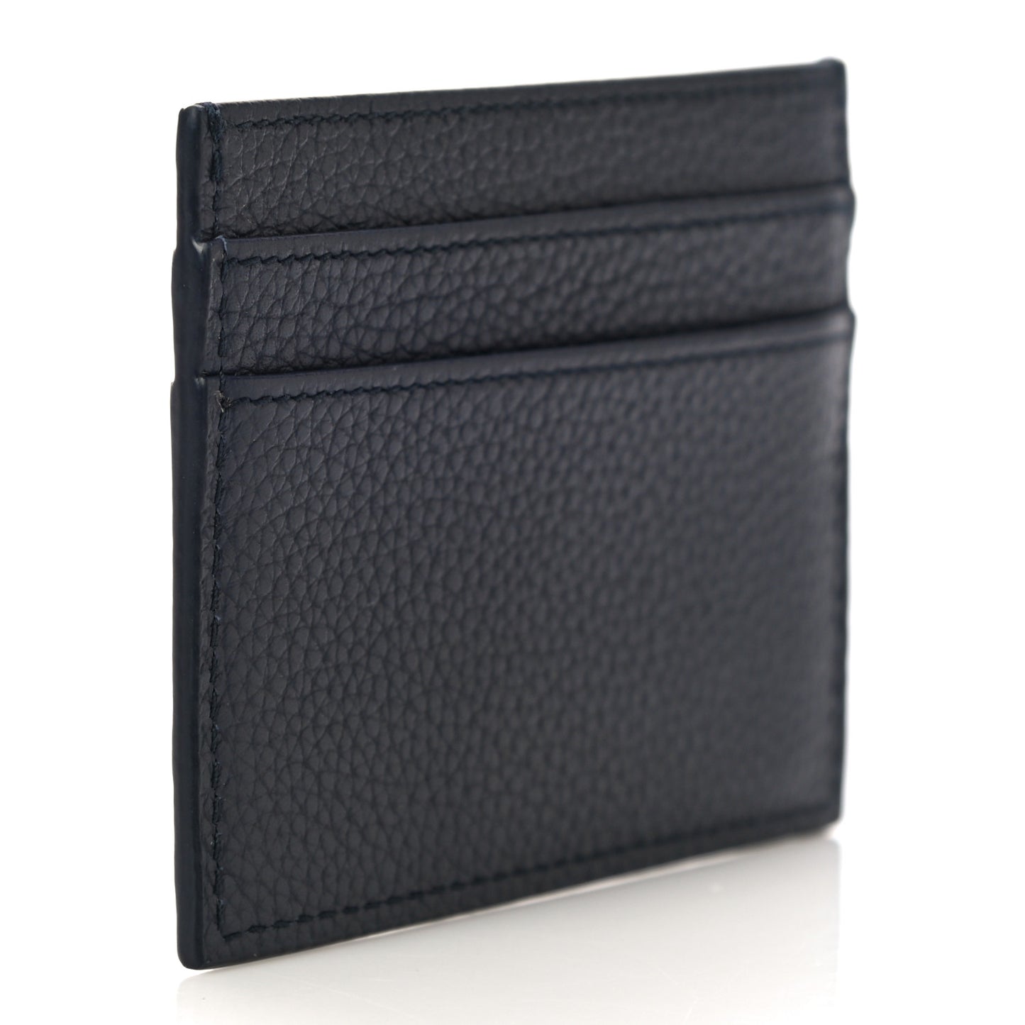 X AIR JORDAN Grained Calfskin Card Holder Bleu