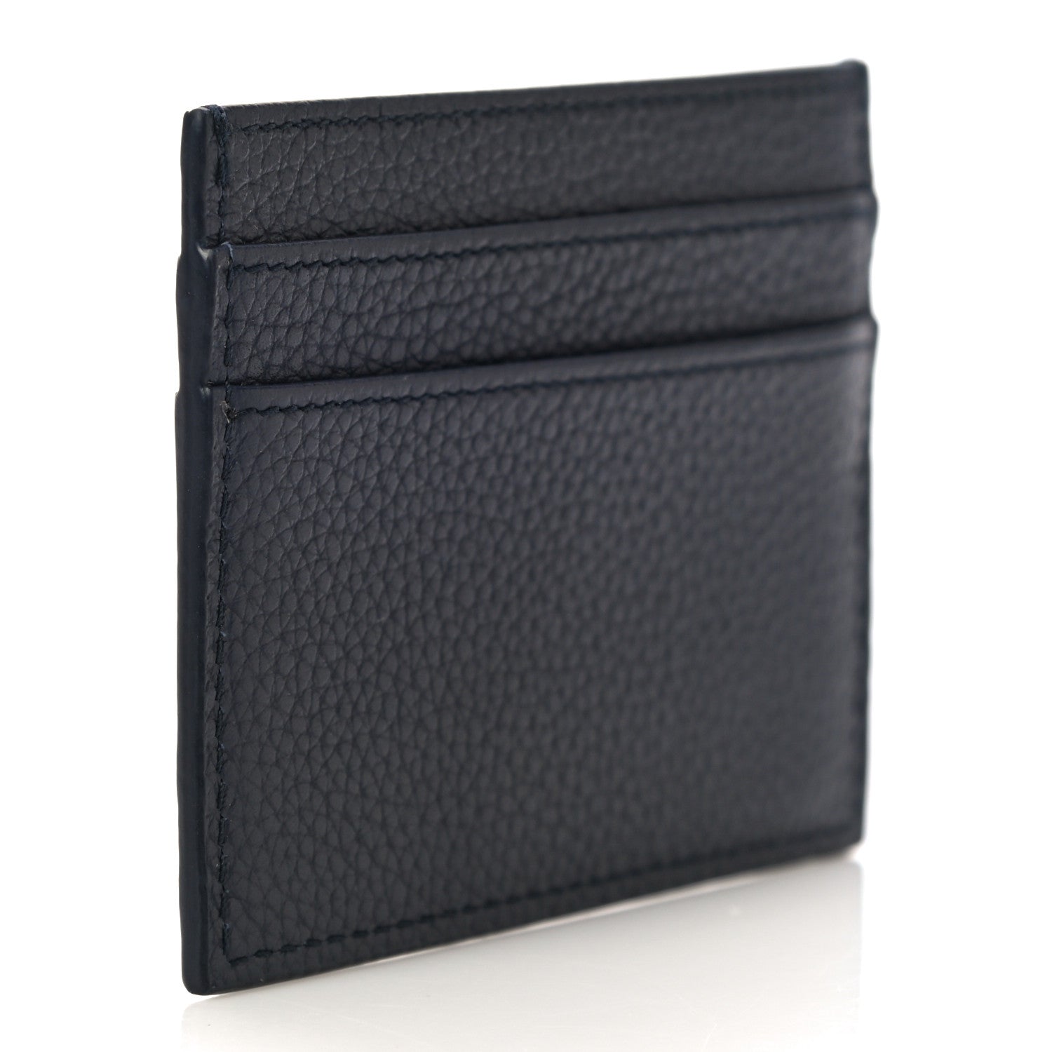 Christian Dior X AIR JORDAN Grained Calfskin Card Holder Bleu 3 of 10