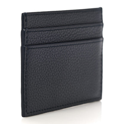 Christian Dior X AIR JORDAN Grained Calfskin Card Holder Bleu 3 of 10