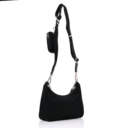 Prada Nylon Re-Edition 2005 Shoulder Bag Black 3 of 8