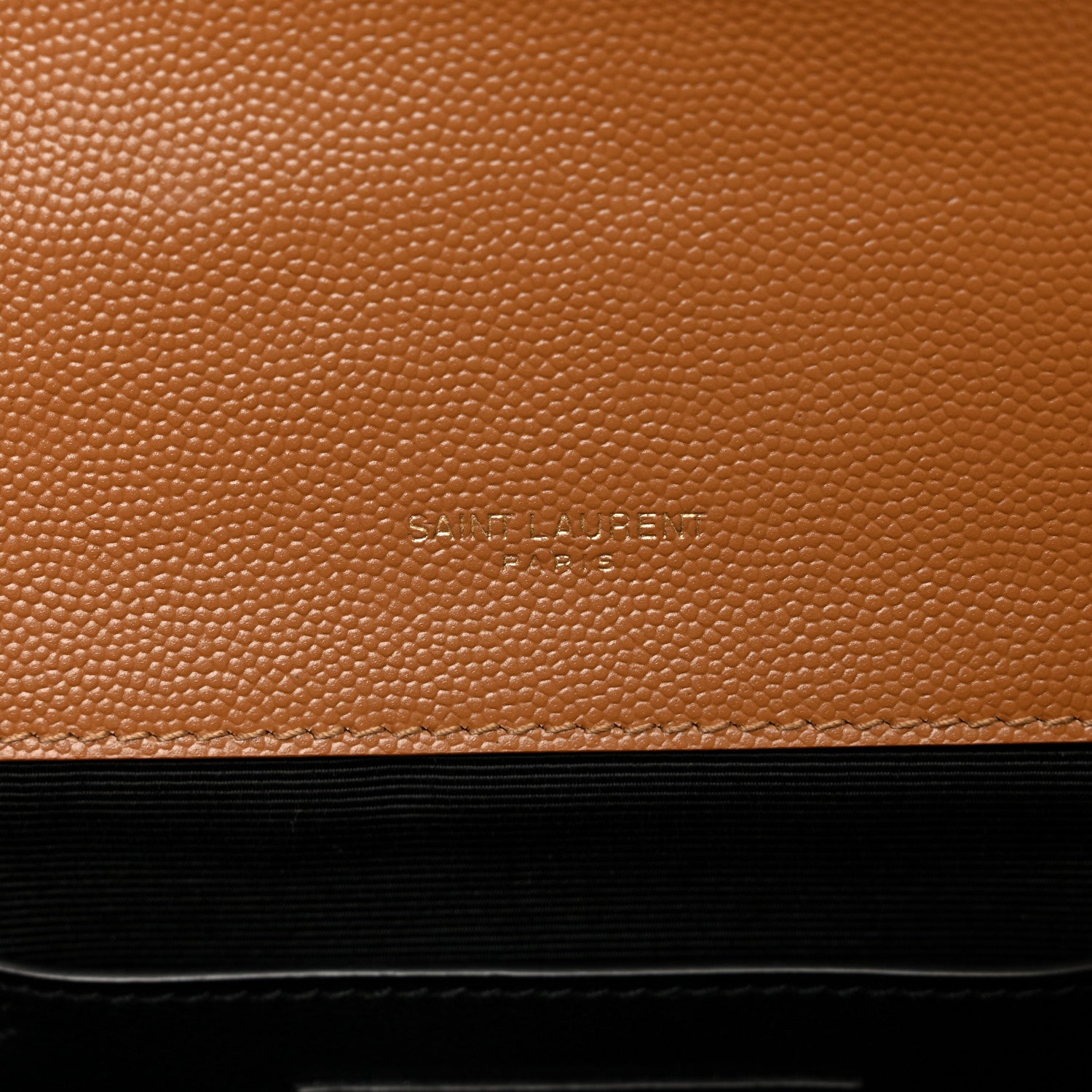 Saint Laurent Grain De Poudre Textured Mixed Matelasse Triquilt Small Monogram Satchel Dark Natural 6 of 11
