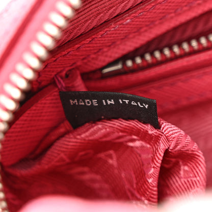 Prada Saffiano Lux Convertible Bowler Peonia 7 of 13