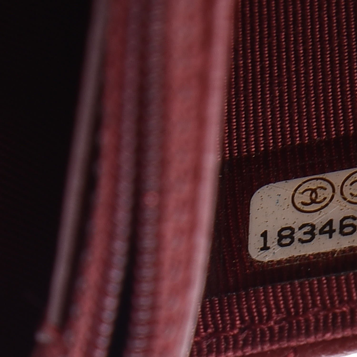 Chanel Caviar Quilted Wallet On Chain WOC Burgundy 8 of 8