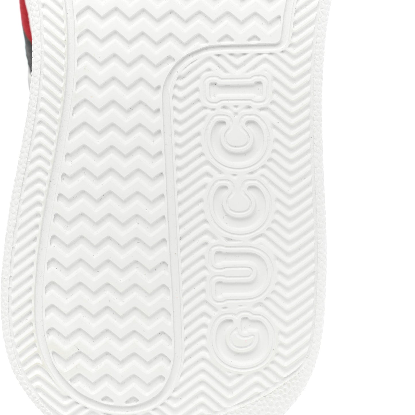 Calfskin Web Perforated Womens Platform 55mm Sneakers 37 White Bright Splash