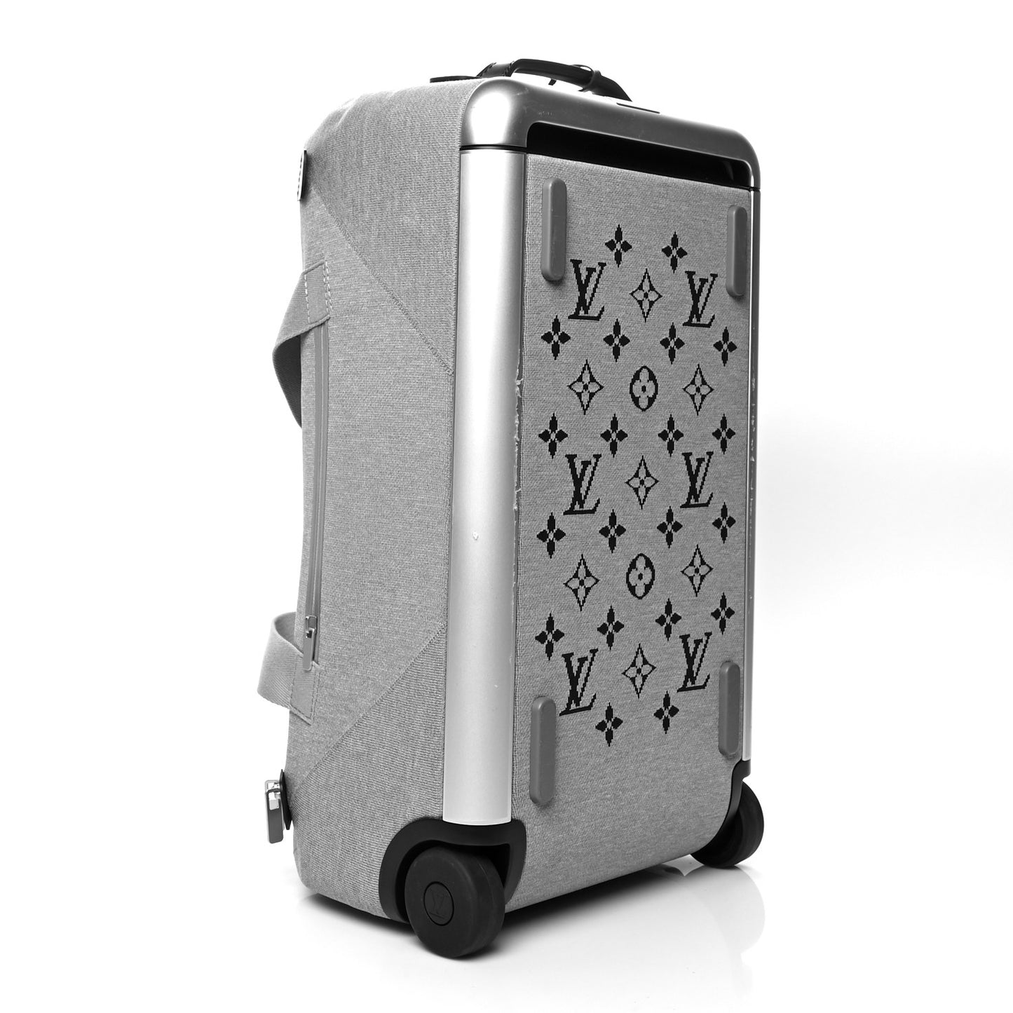 Knit Monogram Horizon Soft Duffle 55 Grey