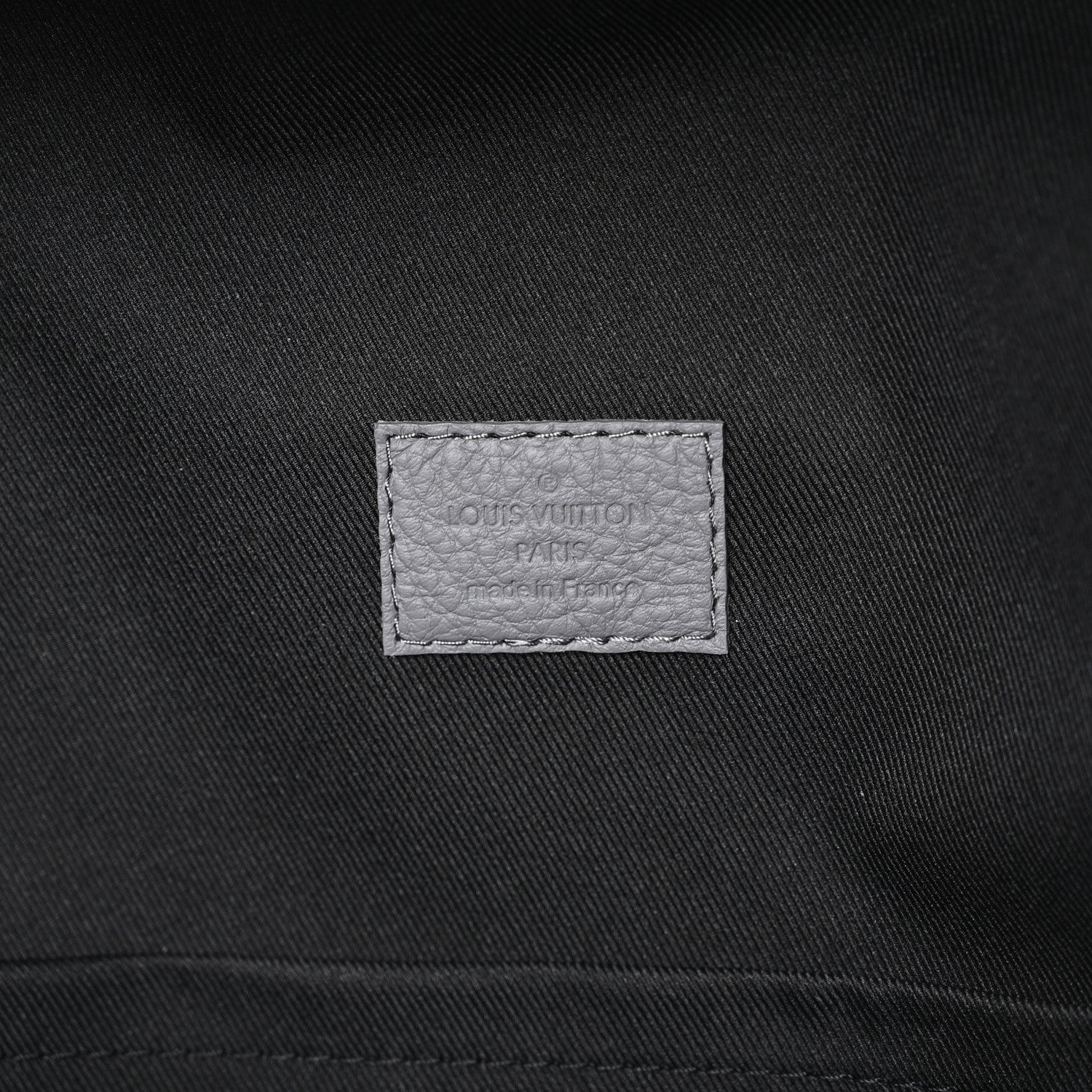 Louis Vuitton Calfskin Monogram Shadow Discovery Backpack Anthracite Gray 6 of 10