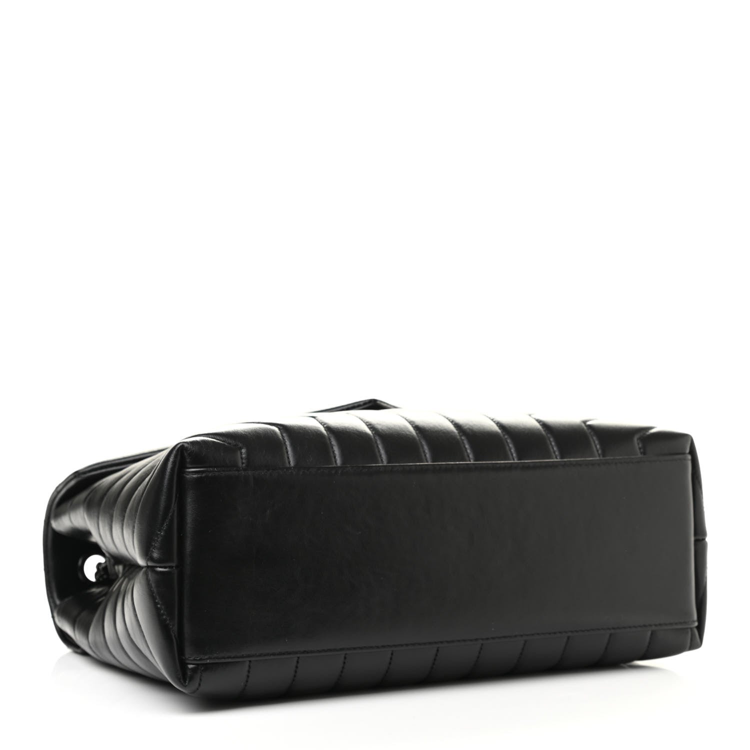Saint Laurent Calfskin Y Quilted Monogram Medium Loulou Chain Satchel Black 4 of 9