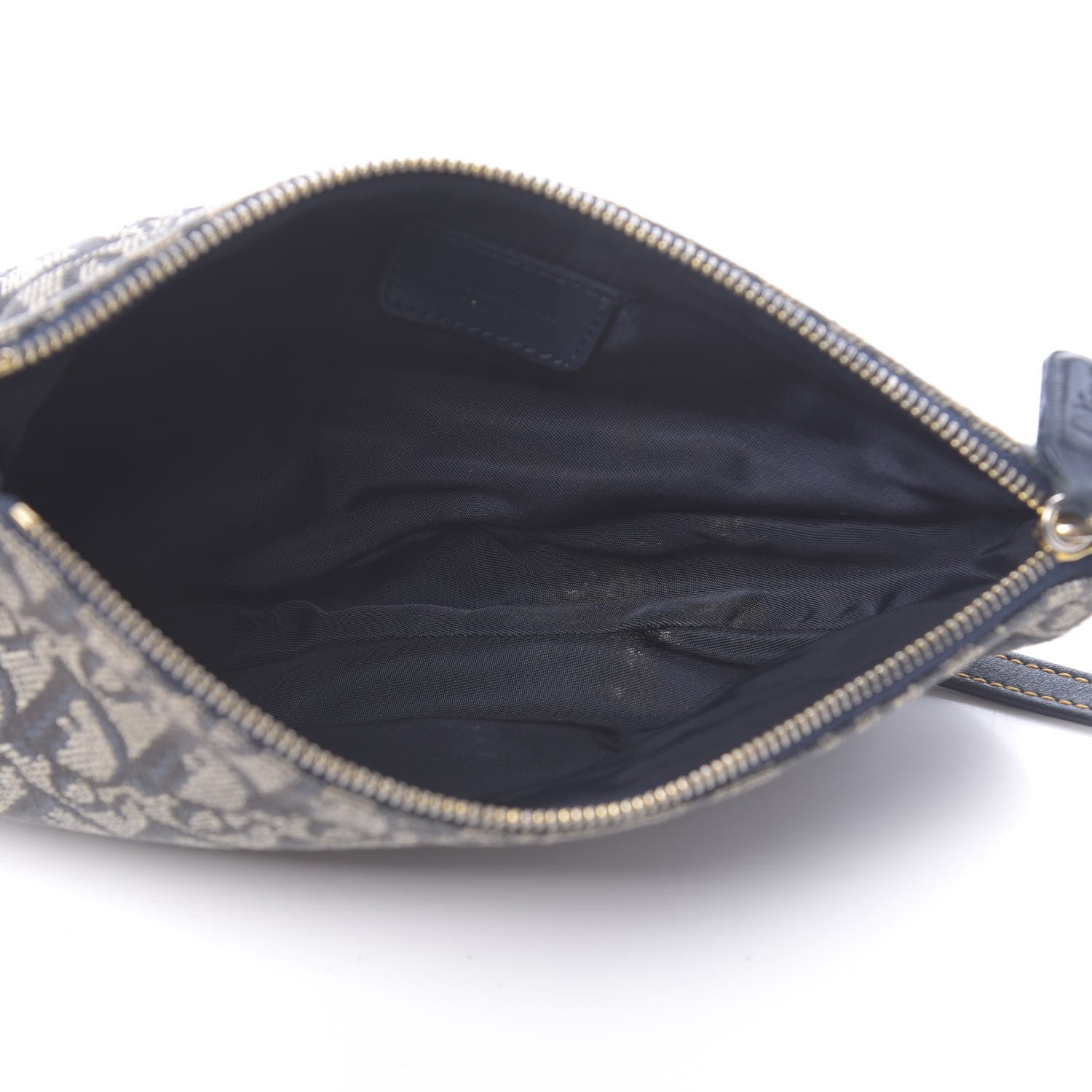 Christian Dior Monogram Mini Saddle Pochette Black 5 of 10