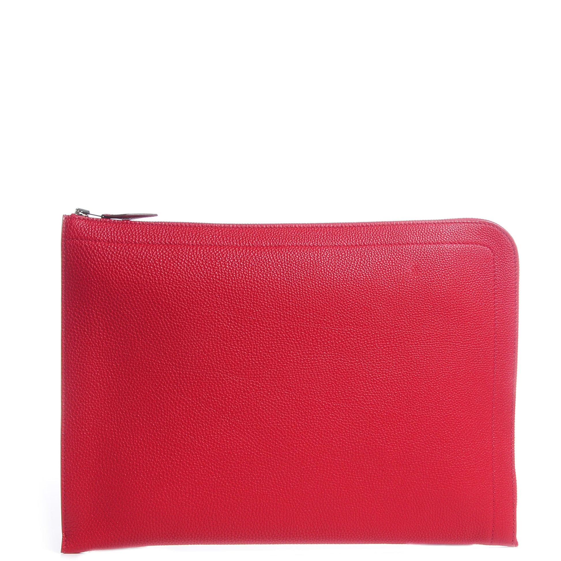Hermes Evercolor Zip Tablet Portfolio Rouge Vif 1 of 8
