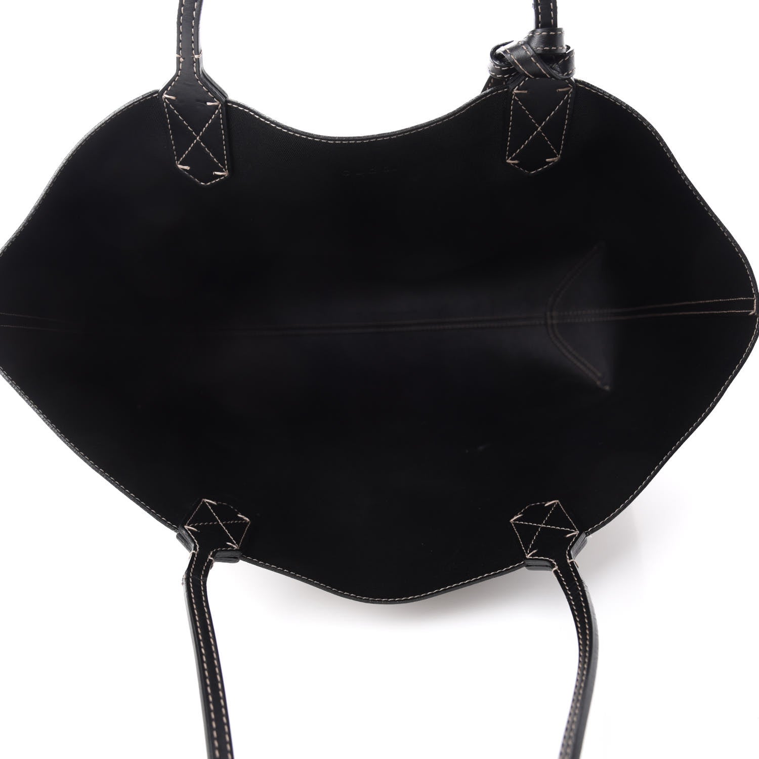Gucci Calfskin GG Supreme Monogram Medium Reversible Tote Black 5 of 18