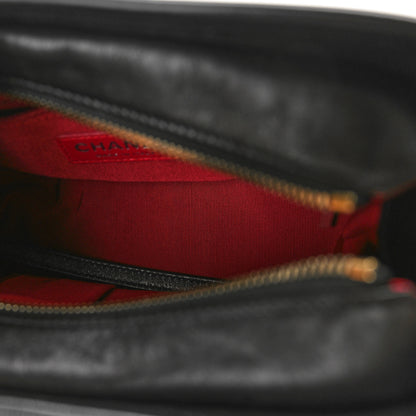 Chanel Aged Calfskin Quilted Small Gabrielle Hobo Black 5 of 10