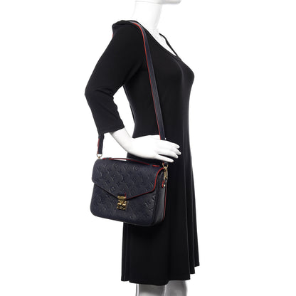 Louis Vuitton Empreinte Pochette Metis Marine Rouge 2 of 9